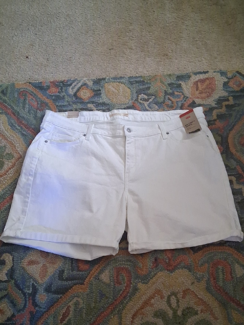 Levi's White Denim Women's Shorts